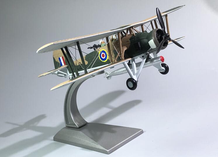 rare Special Offer 1:72 British Army in World War II Swordfish Torpedo Attacker Model of biplane fighter alloy Collection rare Special Offer 1:72 British Army in World War II Swordfish Torpedo Attacker Model of biplane fighter alloy Collection