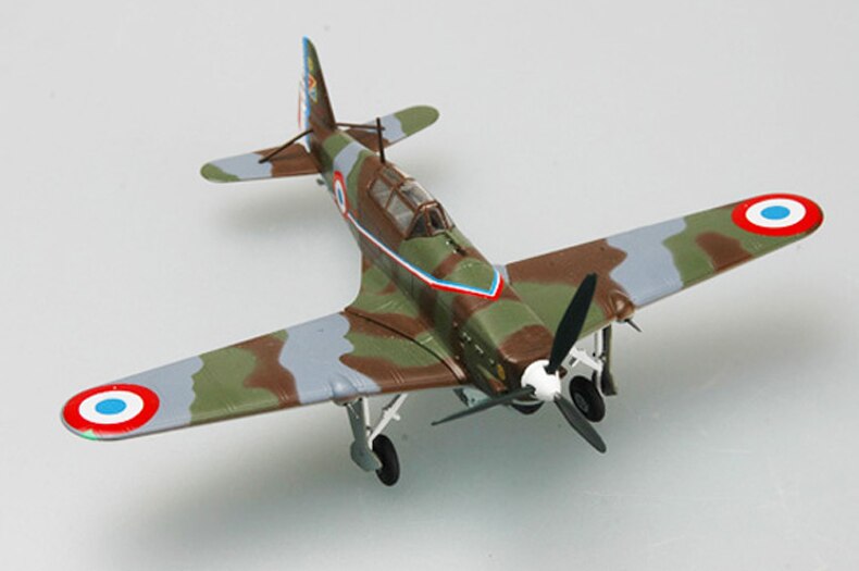 Trumpet 1:72 World War II France air force MS406 fighter 36325 finished product model