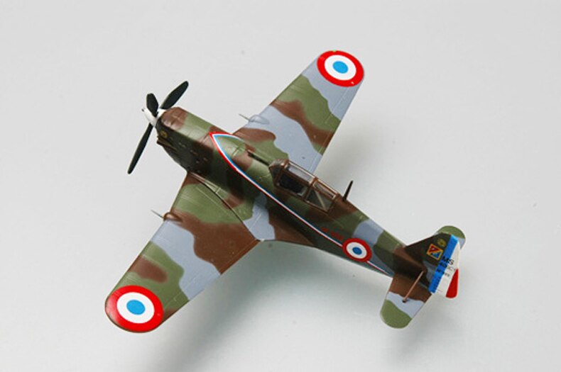 Trumpet 1:72 World War II France air force MS406 fighter 36325 finished product model