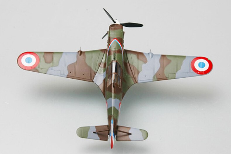 Trumpet 1:72 World War II France air force MS406 fighter 36325 finished product model