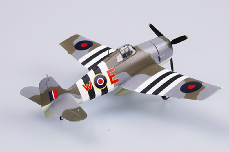 Trumpet 1:72 UK World War F6F hells cat carrier fighter 37200 finished product model