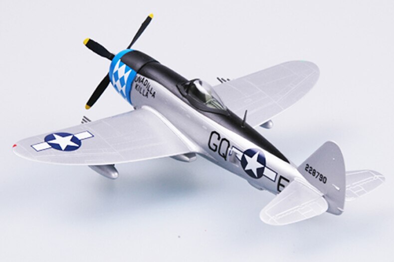 Trumpet 1:72 US Air Force P-47D lightning fighter 37289 finished product model