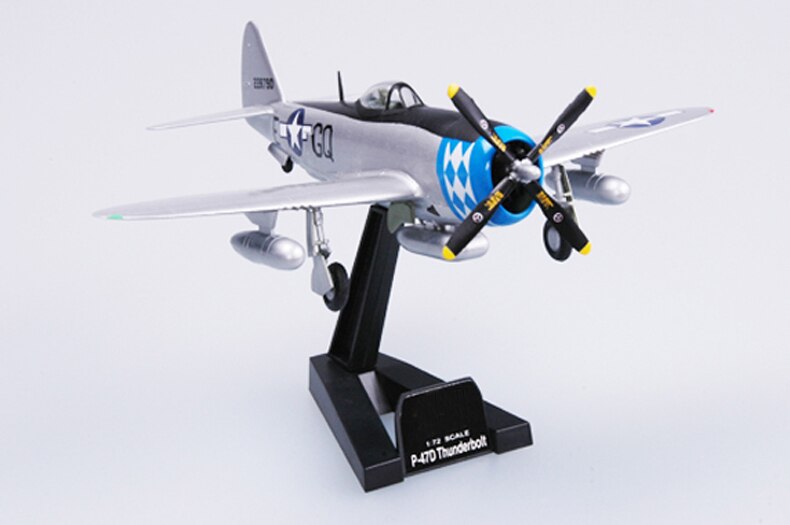 Trumpet 1:72 US Air Force P-47D lightning fighter 37289 finished product model