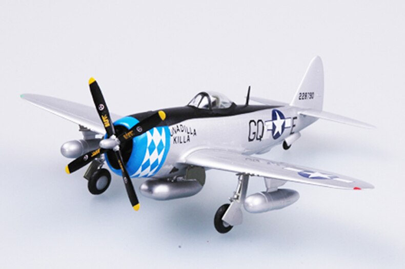 Trumpet 1:72 US Air Force P-47D lightning fighter 37289 finished product model