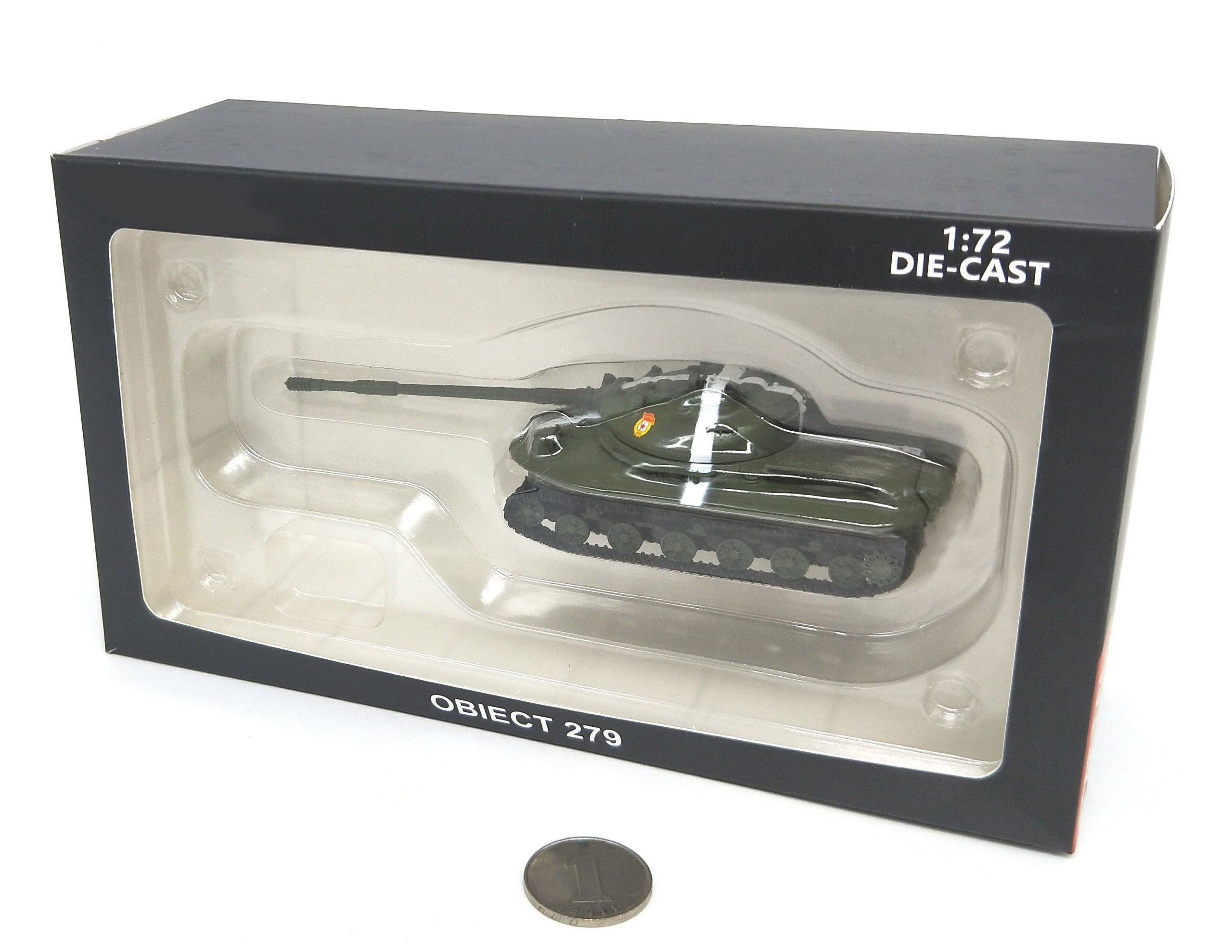 1:72 Soviet Union Russian 279 nuclear war tank model Alloy body Static simulation finished product model