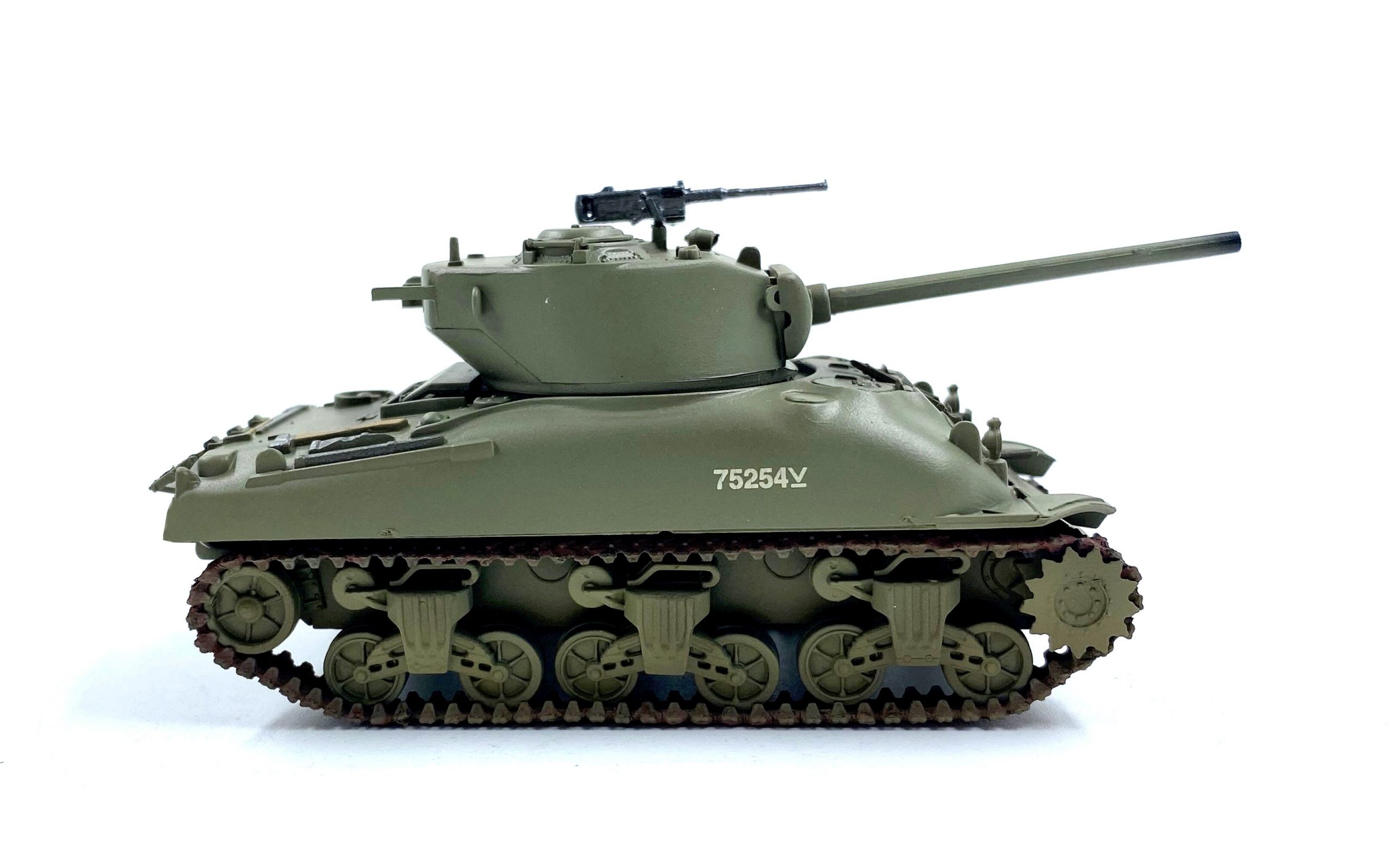 1: 72 World War II US M4A1 76W medium tank model Finished ornaments 36249