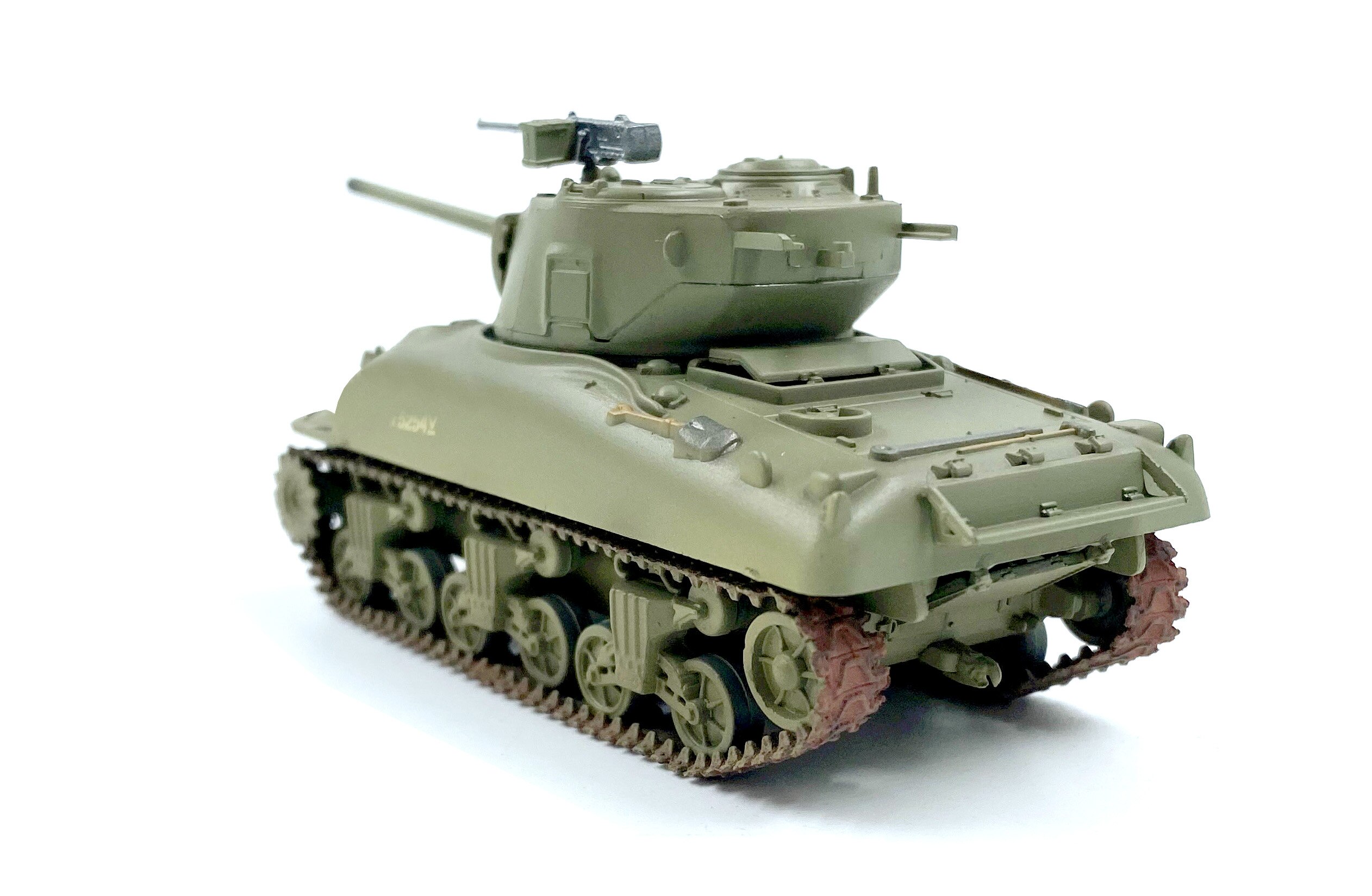 1: 72 World War II US M4A1 76W medium tank model Finished ornaments 36249