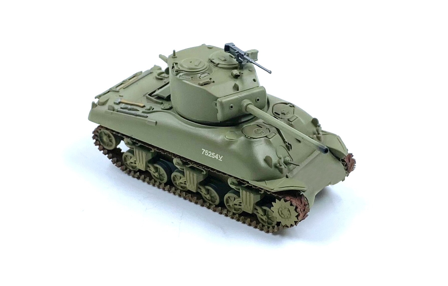 1: 72 World War II US M4A1 76W medium tank model Finished ornaments 36249