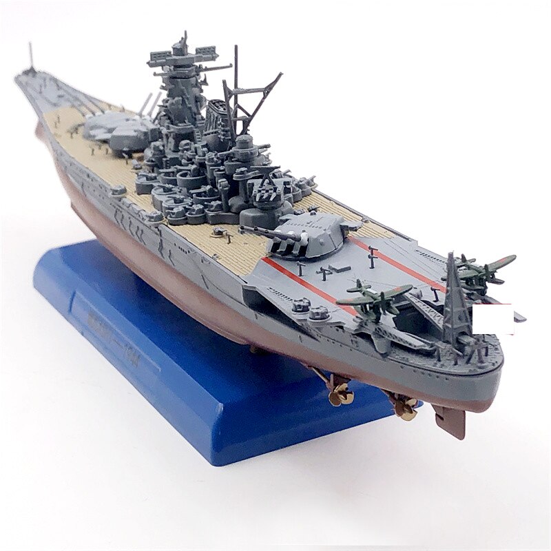 1: 1000 Japanese Yamato class battleship Musashi Static alloy simulation model