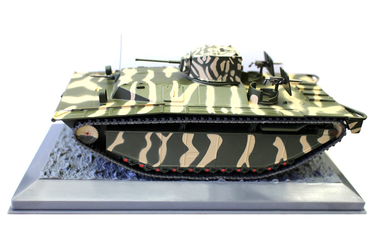 Rare 1 / 43 LVT (a) - 1 Peleliu 1944 World War II Armored amphibious vehicle Alloy collection model