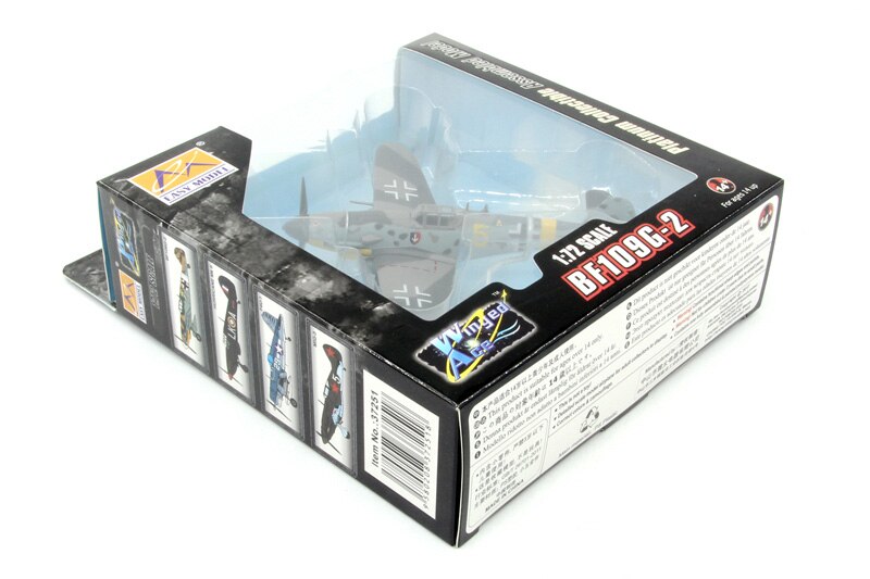 1 / 72 German bf109g-2 fighter Jg52 wing Finished aircraft model 37251 1 / 72 German bf109g-2 fighter Jg52 wing Finished aircraft model 37251