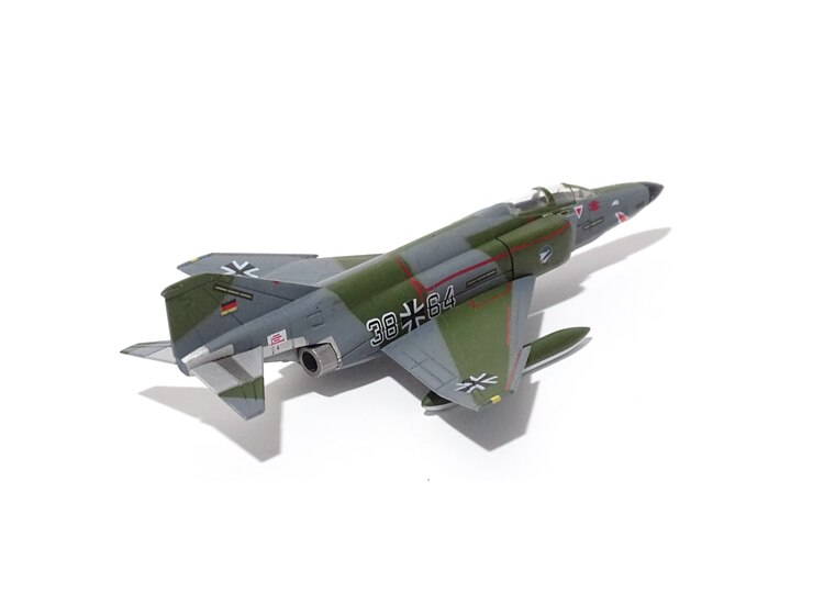 1 / 155 German F-4 fighter Alloy aircraft model Collect ornaments