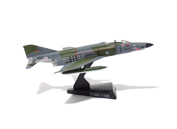 1 / 155 German F-4 fighter Alloy aircraft model Collect ornaments