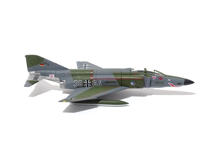 1 / 155 German F-4 fighter Alloy aircraft model Collect ornaments