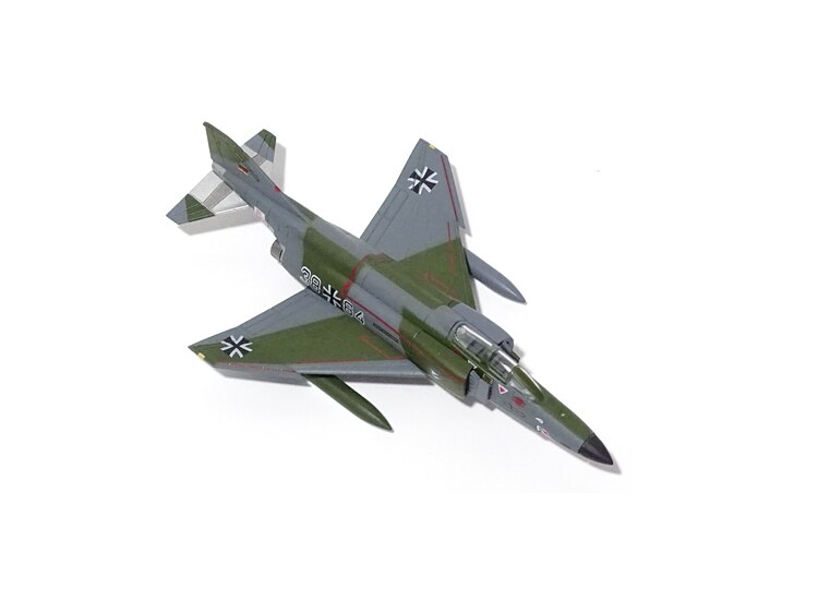 1 / 155 German F-4 fighter Alloy aircraft model Collect ornaments