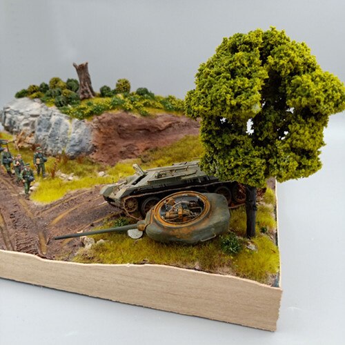 Miniature trees Sand Table Landscape Tree Model Vegetation simulation scenario model Building DIY garden materials toy models