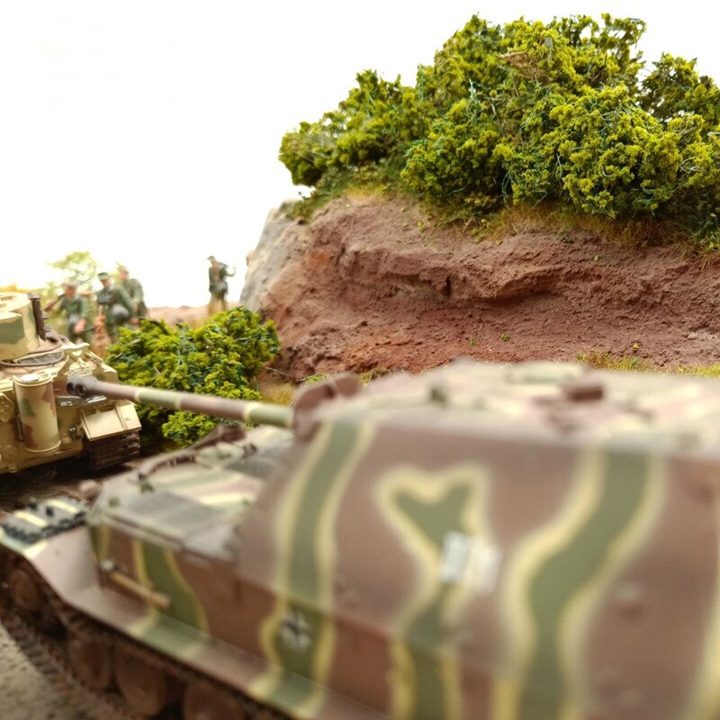 Simulation tree Camouflage Network of Combat Vehicles Miniature model vegetation Situational Sand Table Making Diy Material