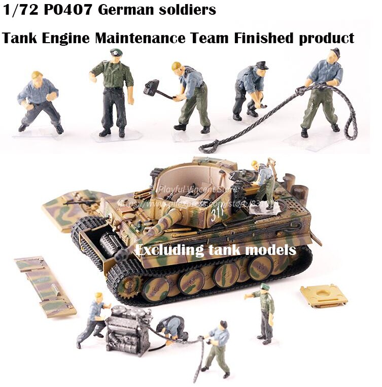 1/72 German Soldier Group Finished product Military Scene Collocation Model A variety of Suitable for Combat Vehicle Tanks 1/72 German Soldier Group Finished product Military Scene Collocation Model A variety of Suitable for Combat Vehicle Tanks