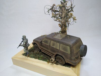 Scenario model simulation Long leaf vegetation Shrub vegetation Train railway Flower Model of Military Scene DIY material