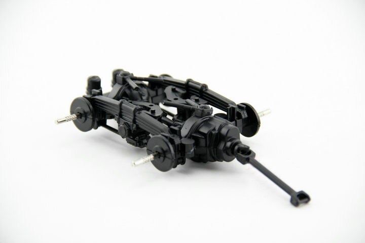 1:24 Rear wheel assembly of truck Truck conversion parts DIY material