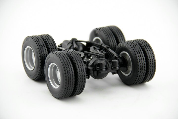 1:24 Rear wheel assembly of truck Truck conversion parts DIY material