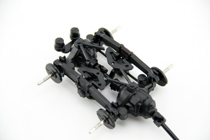 1:24 Rear wheel assembly of truck Truck conversion parts DIY material