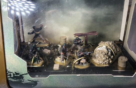 rare Super value 1:72 World War II soldier man model Scene suit resin 04#