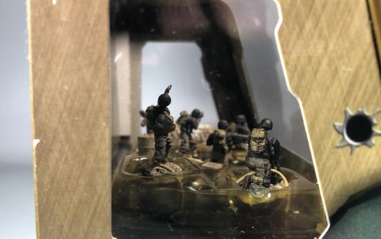 rare Super value 1:72 World War II soldier man model Scene suit resin 04#