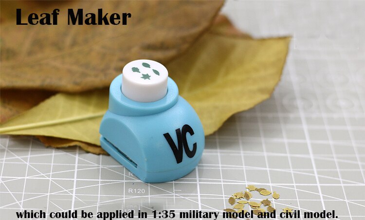 miniature Military Train Scene Model 1/35 Real Falling Leaf Maker Four leaves together DIY Tool miniature Military Train Scene Model 1/35 Real Falling Leaf Maker Four leaves together DIY Tool