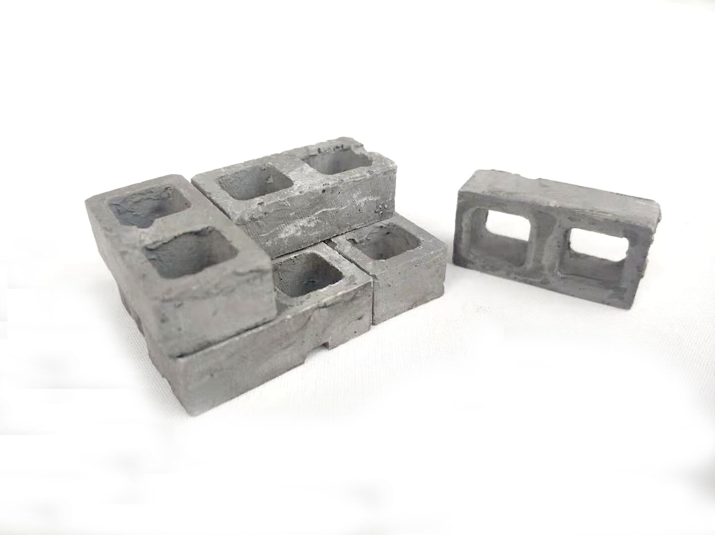 Miniature model building 1:10 1:12 DIY House Building Making Material Hollow Brick Mould house Silica Gel bricks resin mold