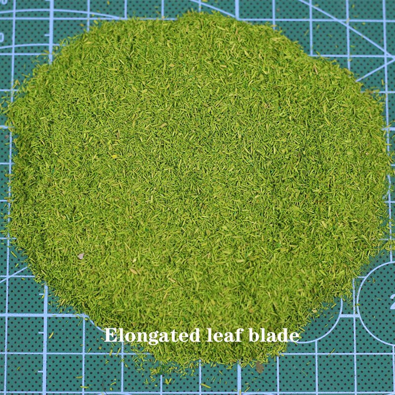Miniaturization model Long leaf simulation leaf model Scene sand table model tree powder Hand made DIY materials