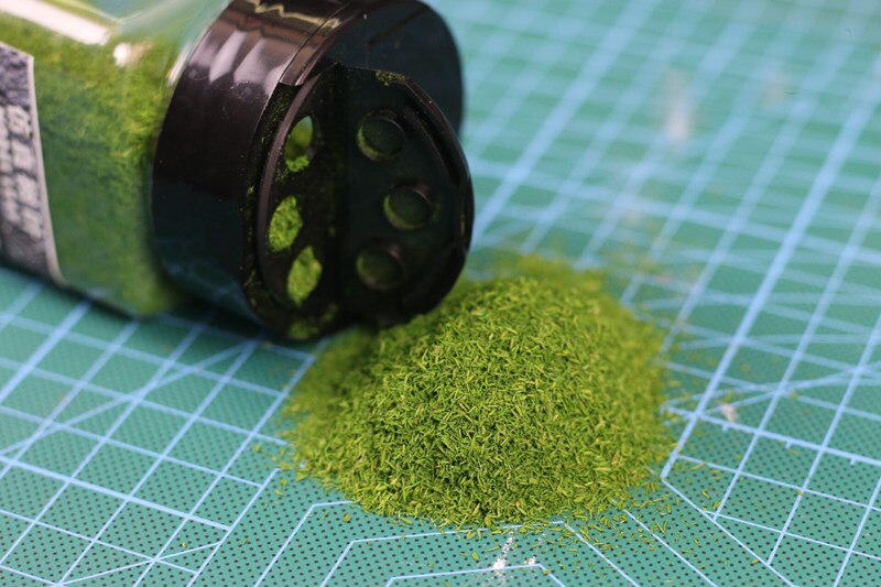 Miniaturization model Long leaf simulation leaf model Scene sand table model tree powder Hand made DIY materials