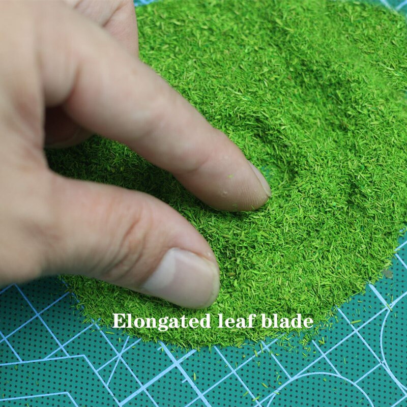 Miniaturization model Long leaf simulation leaf model Scene sand table model tree powder Hand made DIY materials