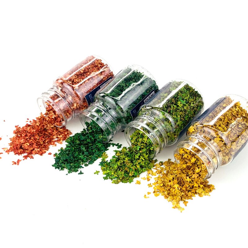 1: 35 1:43 model scenario leaf litter miniature scenario DIY plant landscaping Platform soldier sand table