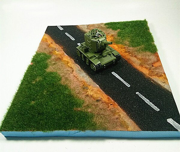 miniature Asphalt road Road sticker Road marking paper DIY Material for Scene Sand Table