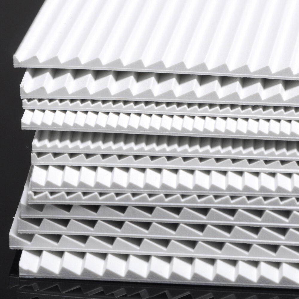 miniature ABS step sheet Various specifications DIY sand table material Architectural model A5 Roof slab staircase