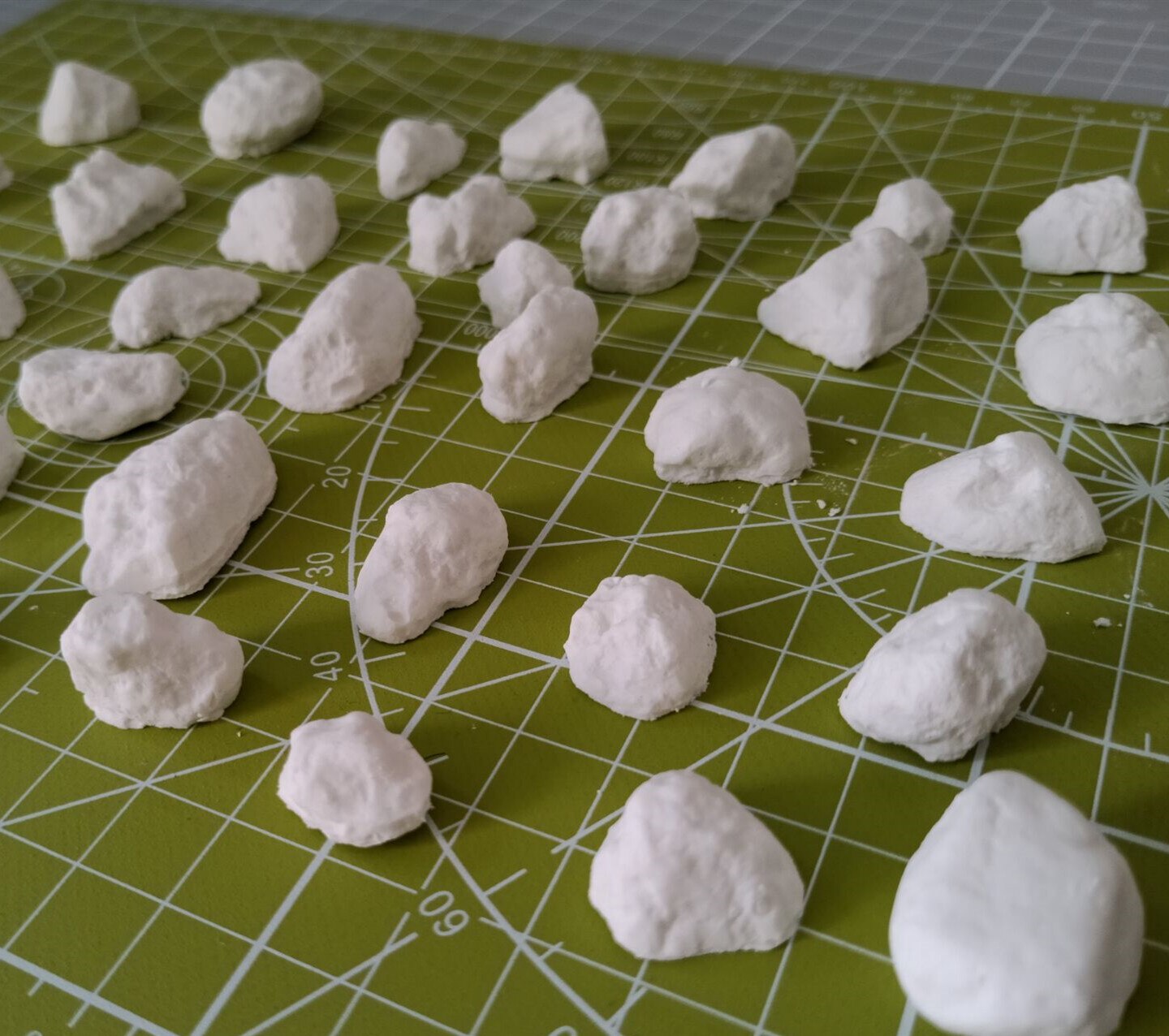 miniature Rock Mould A007 Grassland Rock DIY Tool for Train Model Scenario Sand Table