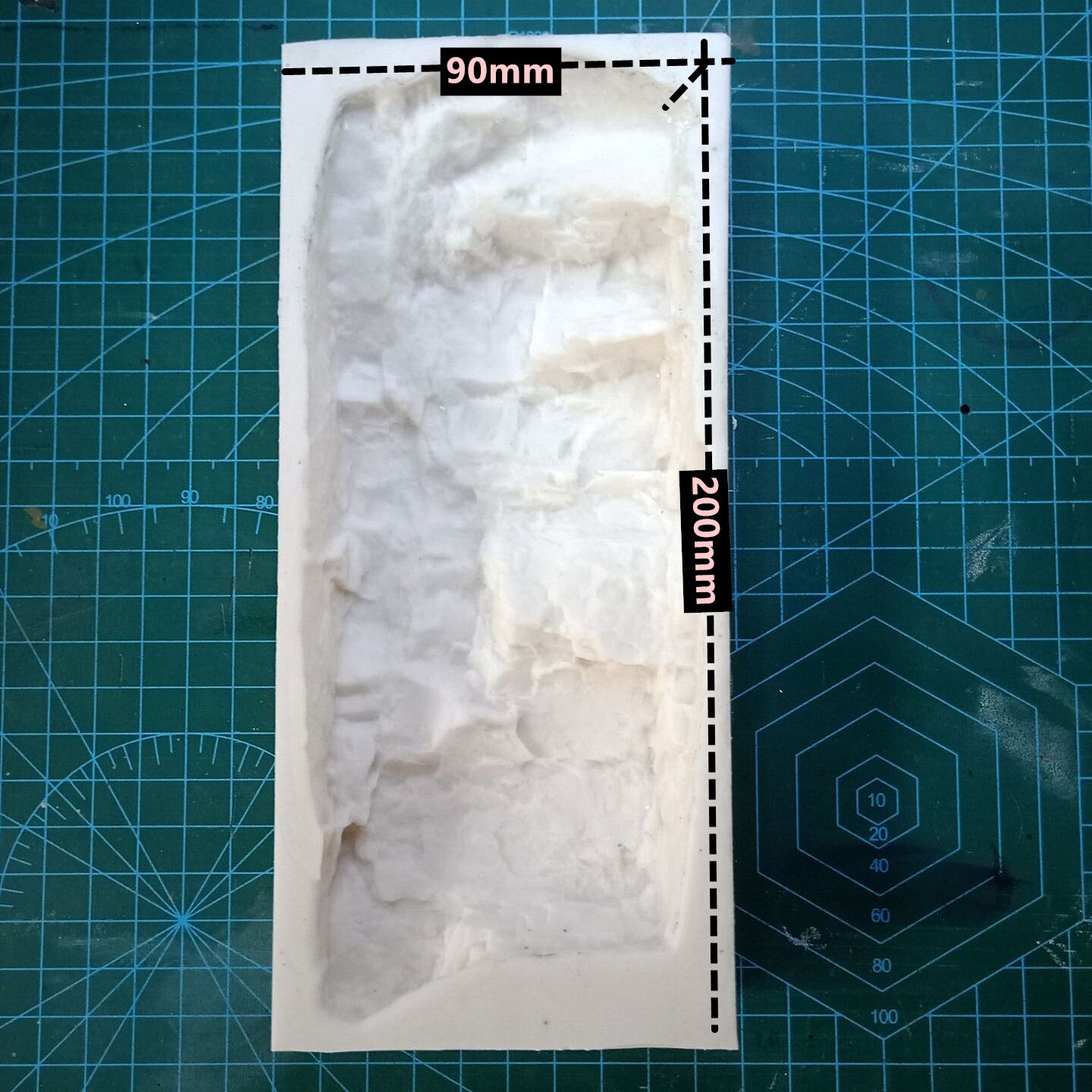 Special Offer miniature Making mould for mountain rock Silica gel A004 DIY tool for scene sand table