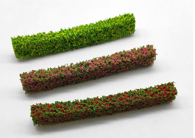 Miniaturization model Simulation green belt model Scene model accessories Hand made DIY materials for train sand table