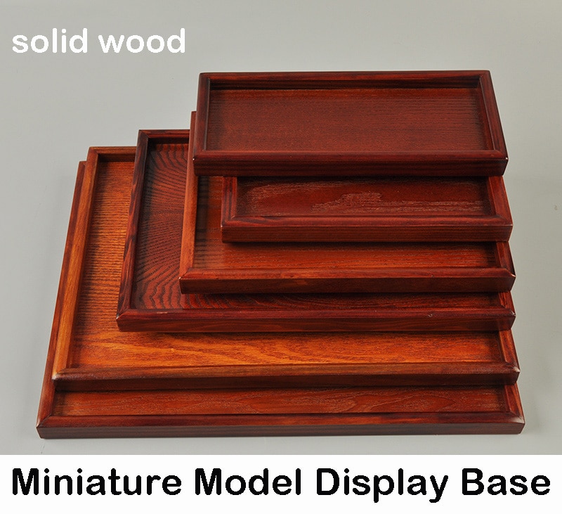 Scene Model Platform base Solid wood density board Various specifications Military model sand table base Tray
