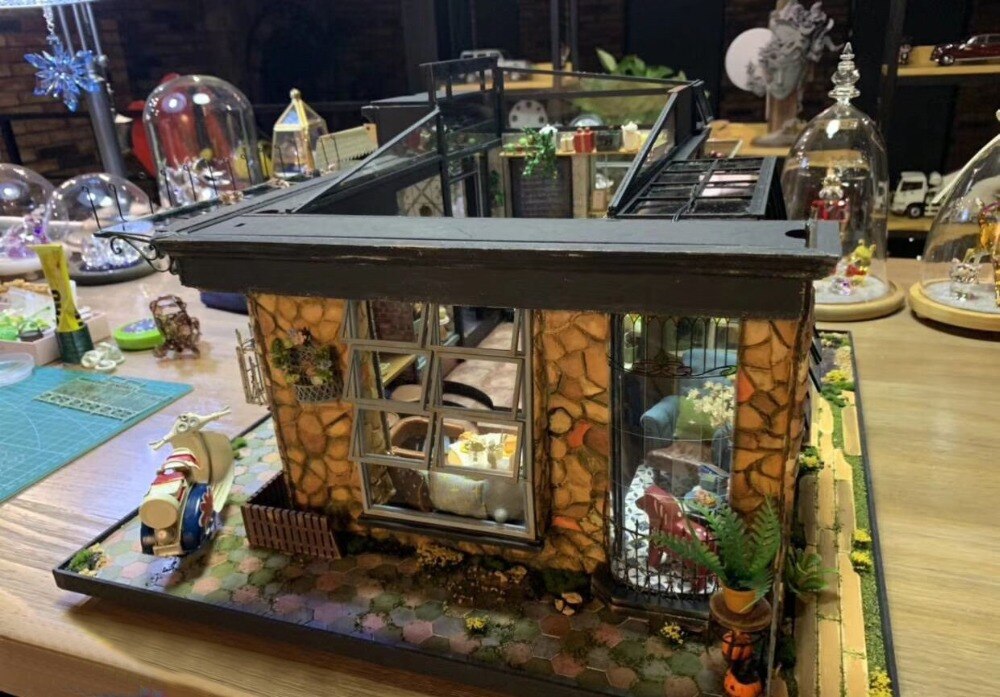 miniature 1:35 Brick mould Simulated hexagonal brick Silicone mold Situational Sand Table Making Diy Material