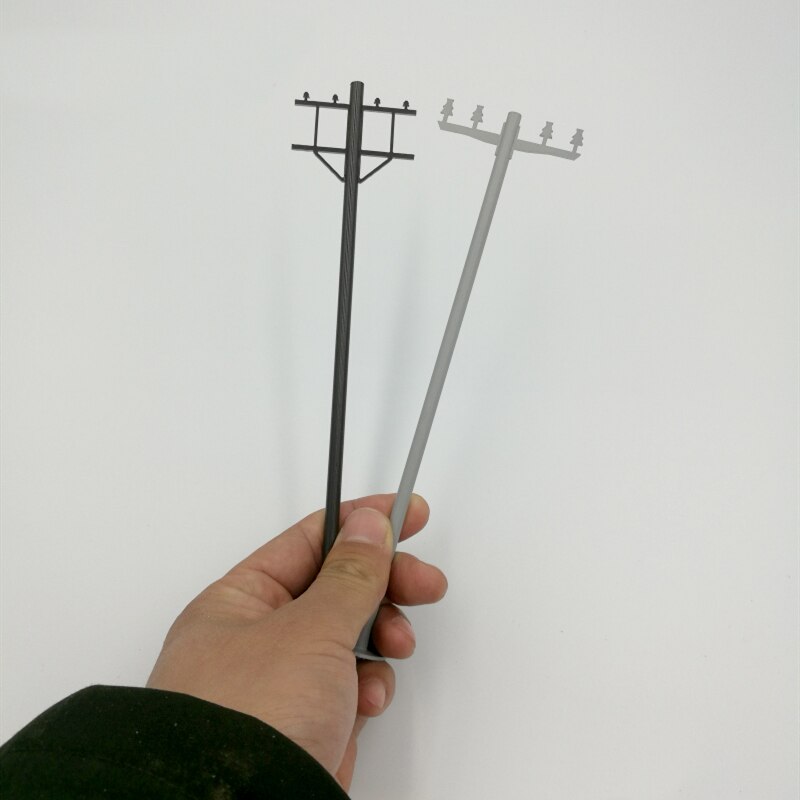 Miniature model Pole model 20cm high Scenario accessories Materials for making train sand table