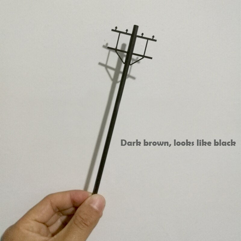 Miniature model Pole model 20cm high Scenario accessories Materials for making train sand table