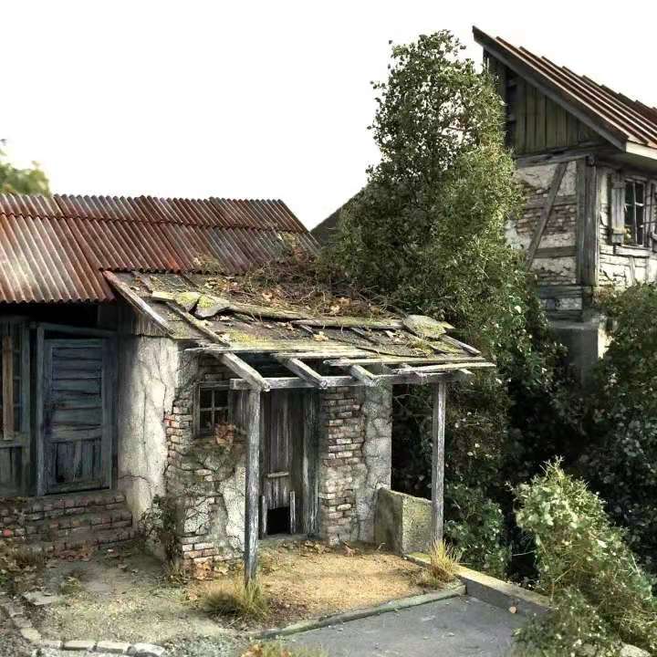 miniature Tree cluster powder Scene Tree Model Making Material DIY Sand Table Material 120ML