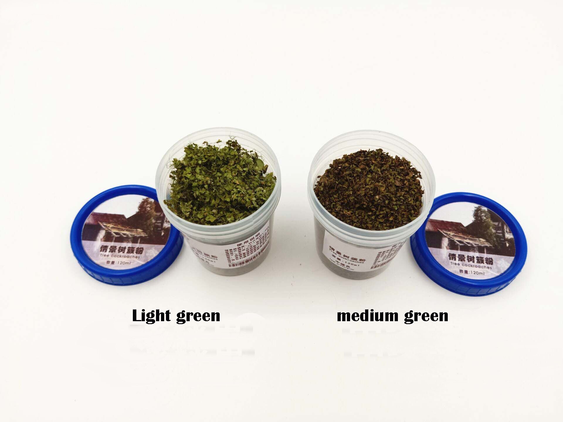 miniature Tree cluster powder Scene Tree Model Making Material DIY Sand Table Material 120ML
