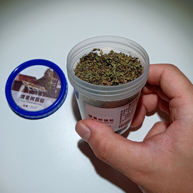 miniature Tree cluster powder Scene Tree Model Making Material DIY Sand Table Material 120ML