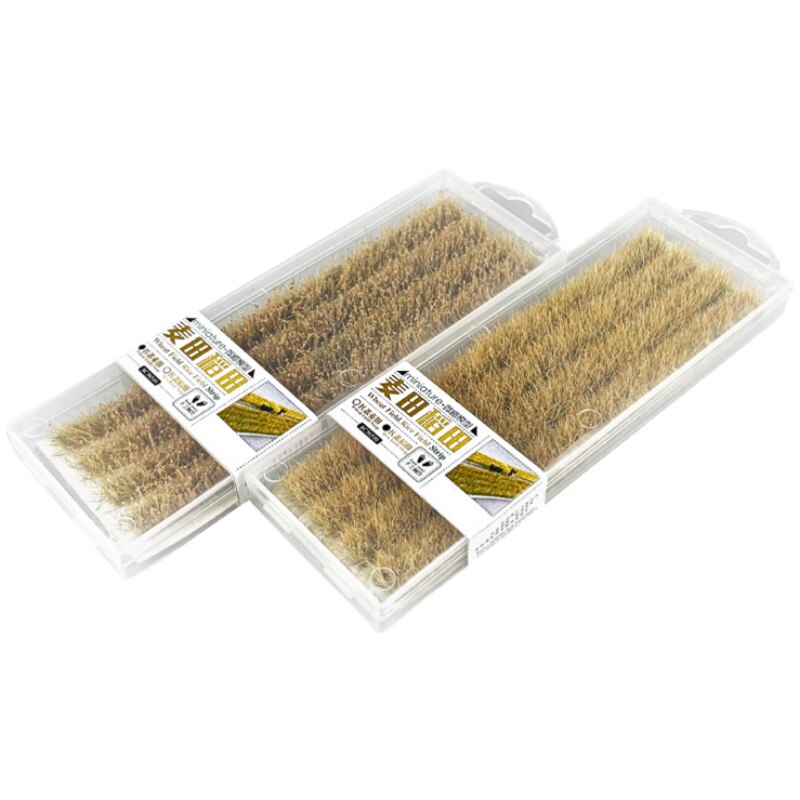 Rice and wheat field scene model 1 / 72 1 / 87 ho train sand table DIY miniature landscape material high quality Rice and wheat field scene model 1 / 72 1 / 87 ho train sand table DIY miniature landscape material high quality