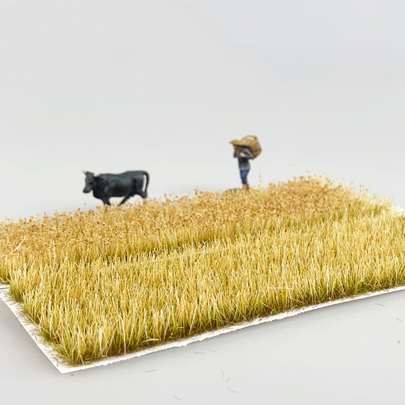 Rice and wheat field scene model 1 / 72 1 / 87 ho train sand table DIY miniature landscape material high quality Rice and wheat field scene model 1 / 72 1 / 87 ho train sand table DIY miniature landscape material high quality