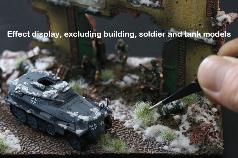 super value Miniaturization model Snow Series grass Situational military sand table platform materials