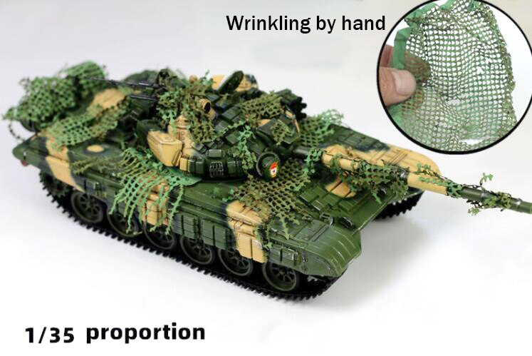 Paper camouflage cloth Camouflage net Suitable for 1:35 / 1:24 military model making DIY material
